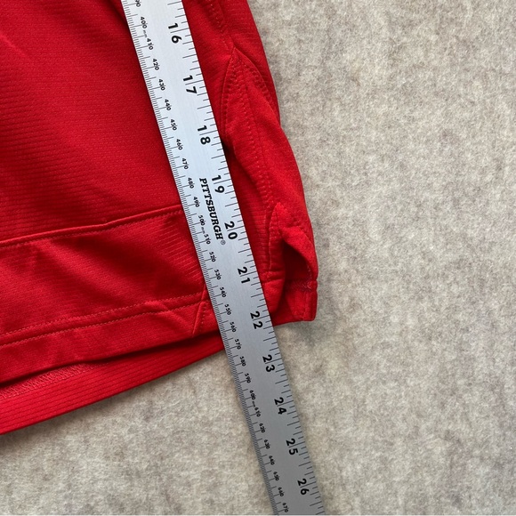 Men's Nike Red Dri Fit 22 inch Athletic Basketball Shorts, L - Picture 3 of 10